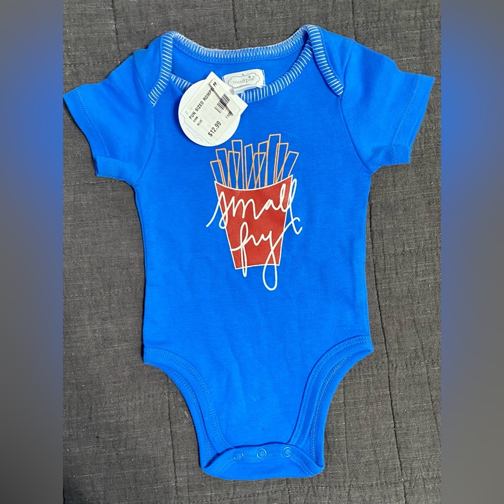 Mudpie Small Fry onesie